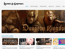 Tablet Screenshot of hydro-games.com